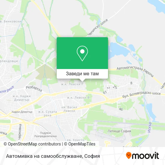 Автомивка на самообслужване карта