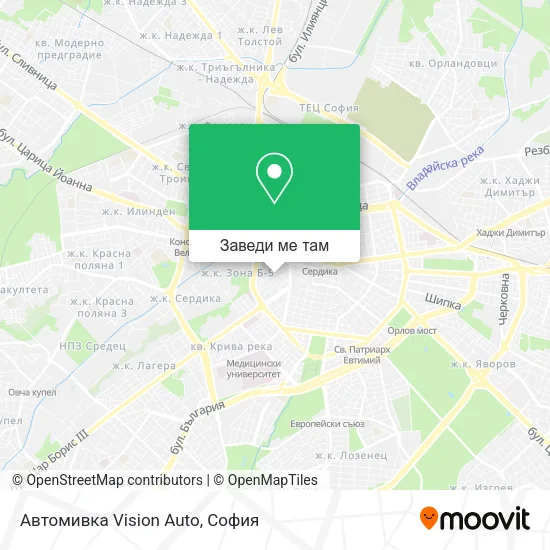 Автомивка  Vision Auto карта