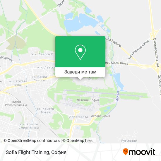 Sofia Flight Training карта