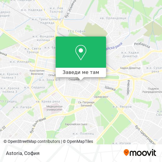 Astoria карта