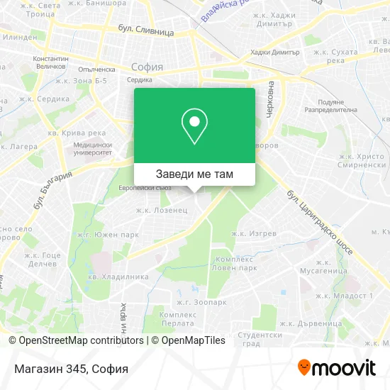 Магазин 345 карта