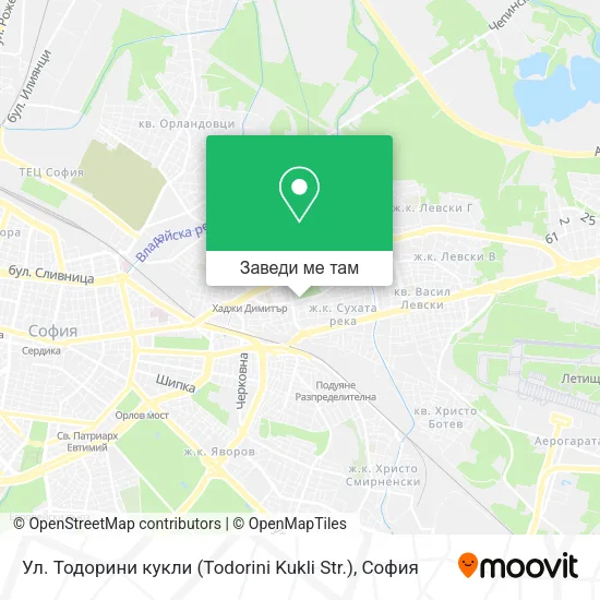 Ул.  Тодорини кукли  (Todorini Kukli Str.) карта