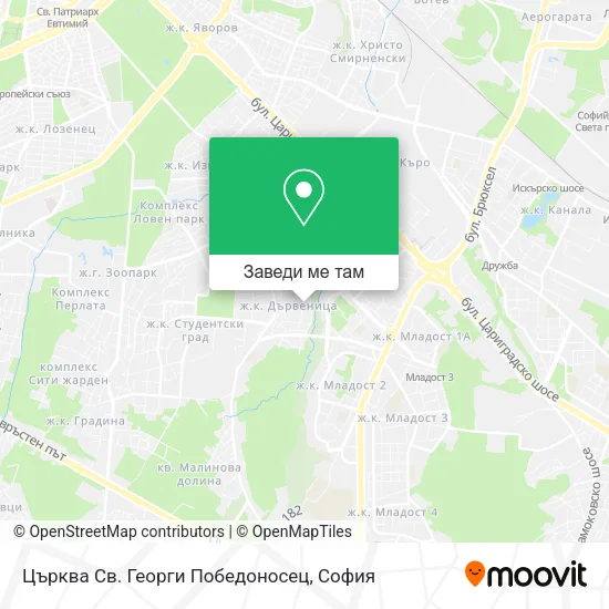 Църква Св. Георги Победоносец карта