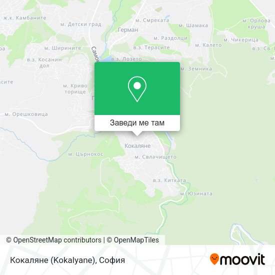 Кокаляне (Kokalyane) карта
