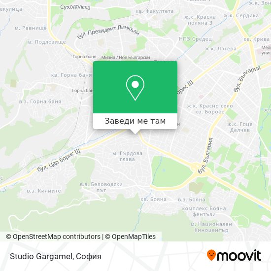 Studio Gargamel карта