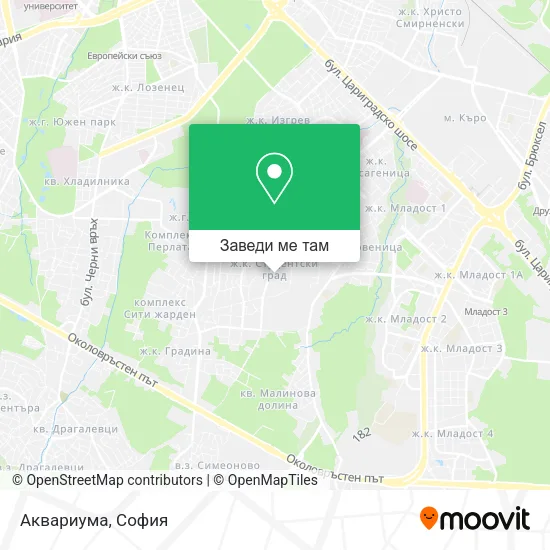 Аквариума карта