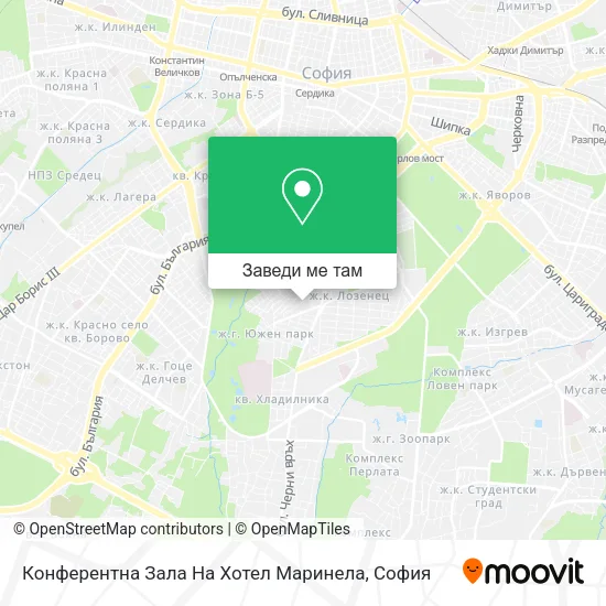 Конферентна Зала На Хотел  Маринела карта