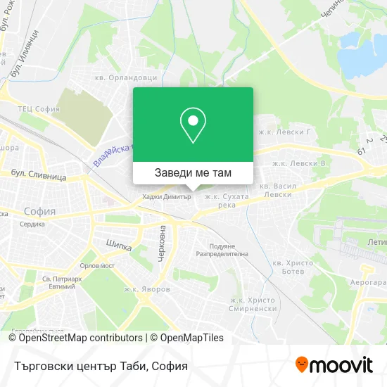 Търговски център Таби карта