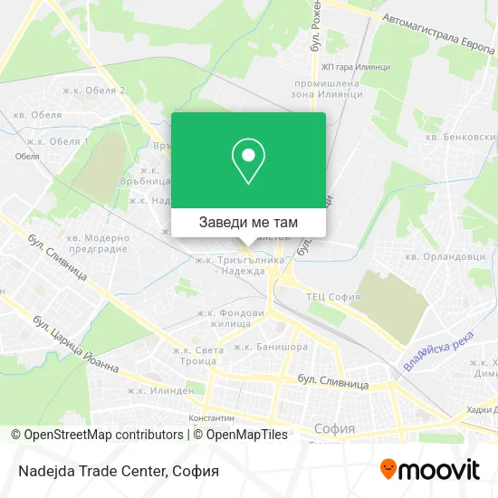 Nadejda Trade Center карта
