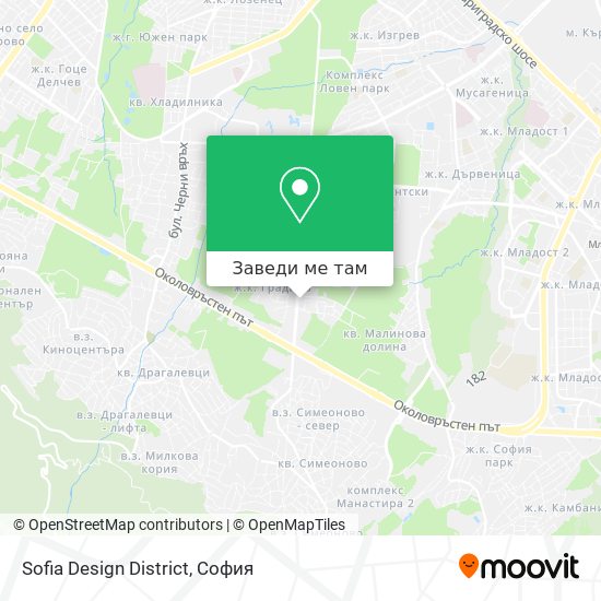 Sofia Design District карта