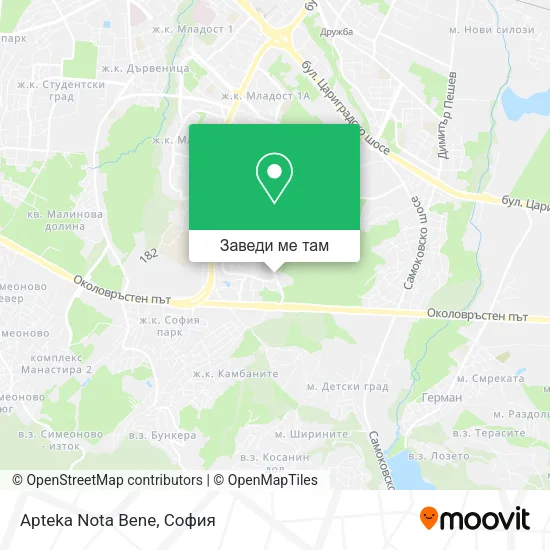 Apteka Nota Bene карта