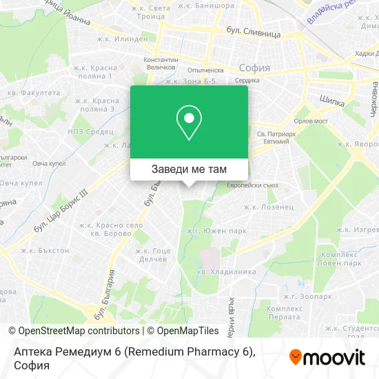 Аптека Ремедиум 6 (Remedium Pharmacy 6) карта