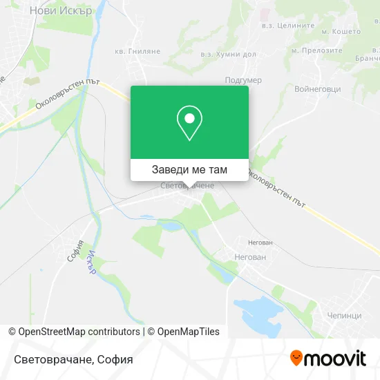 Световрачане карта