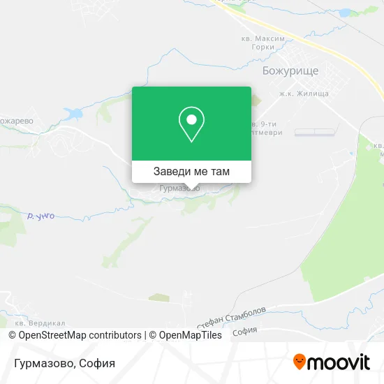 Гурмазово карта