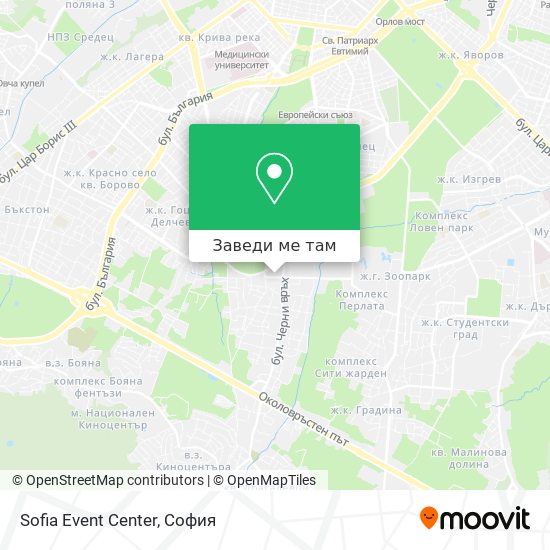Sofia Event Center карта