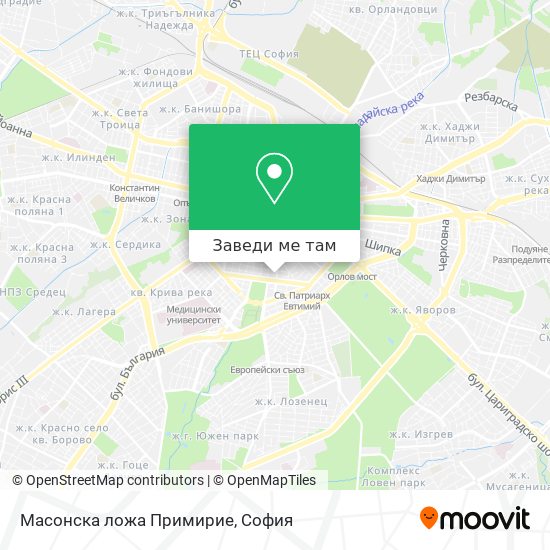 Масонска ложа  Примирие карта