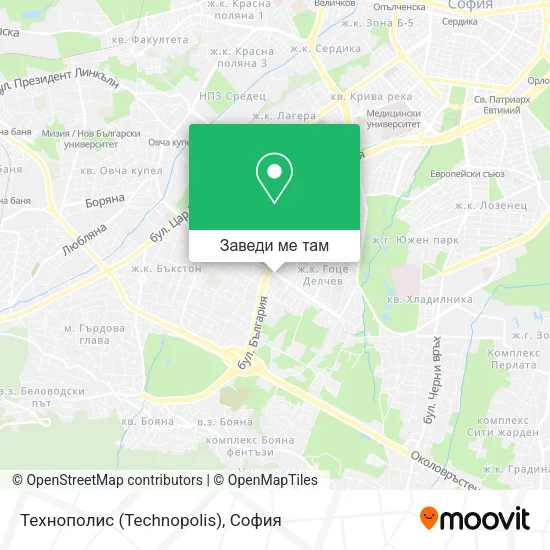 Технополис (Technopolis) карта