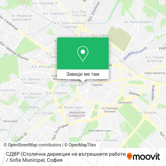 СДВР карта