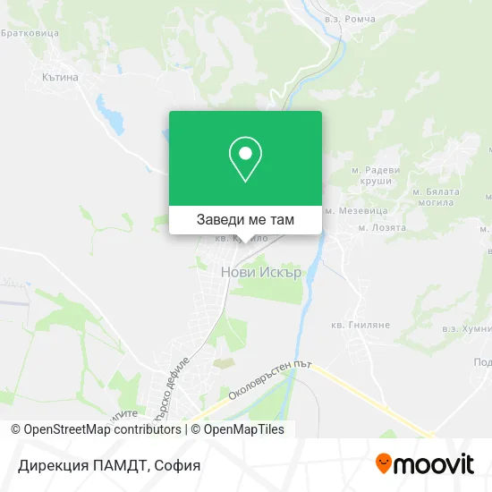 Дирекция ПАМДТ карта
