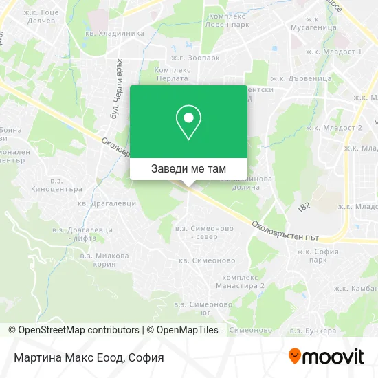 Мартина Макс Еоод карта