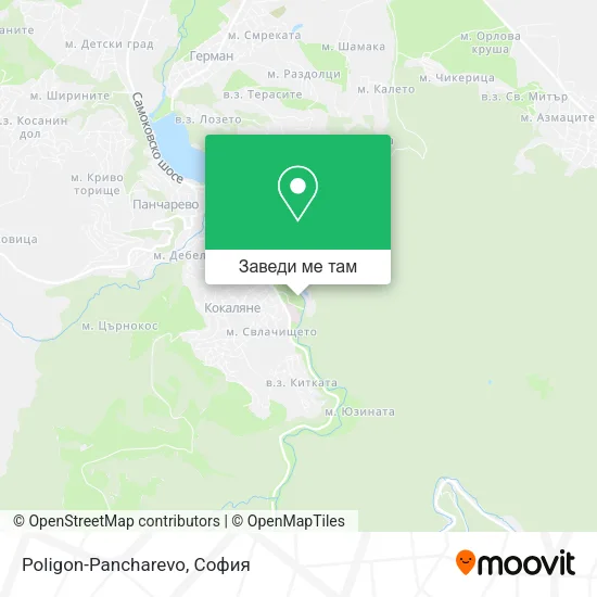 Poligon-Pancharevo карта