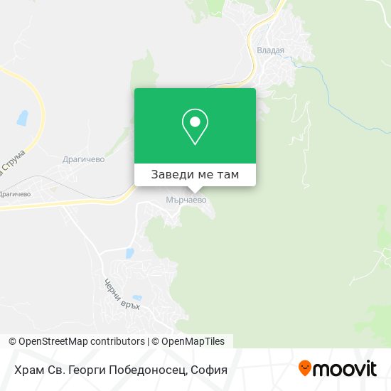 Храм Св. Георги Победоносец карта
