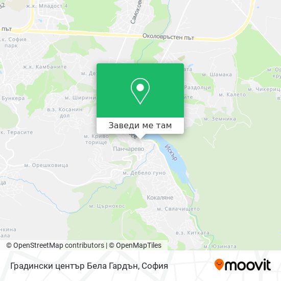 Градински център Бела Гардън карта