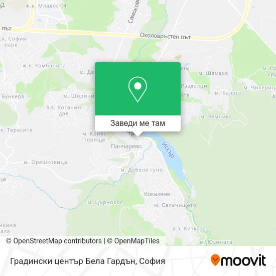 Градински център Бела Гардън карта