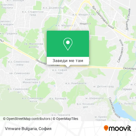 Vmware Bulgaria карта