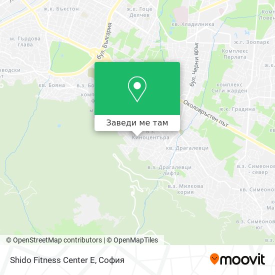 Shido Fitness Center E карта