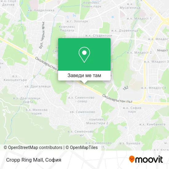 Cropp Ring Mall карта