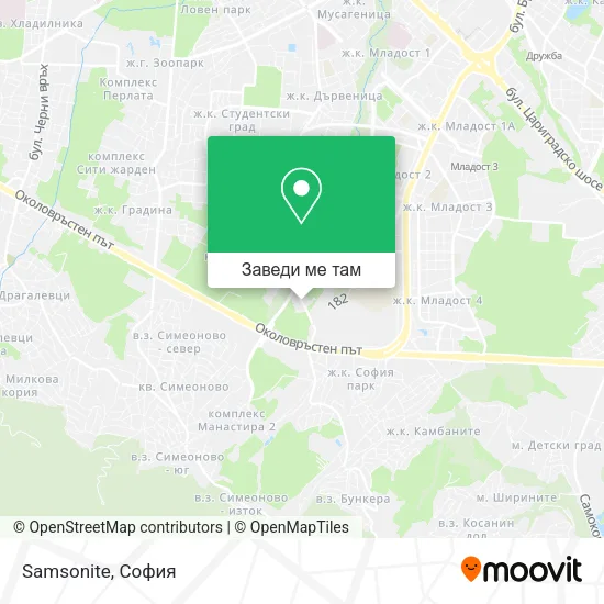 Samsonite карта