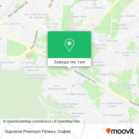 Supreme Premium Fitness карта
