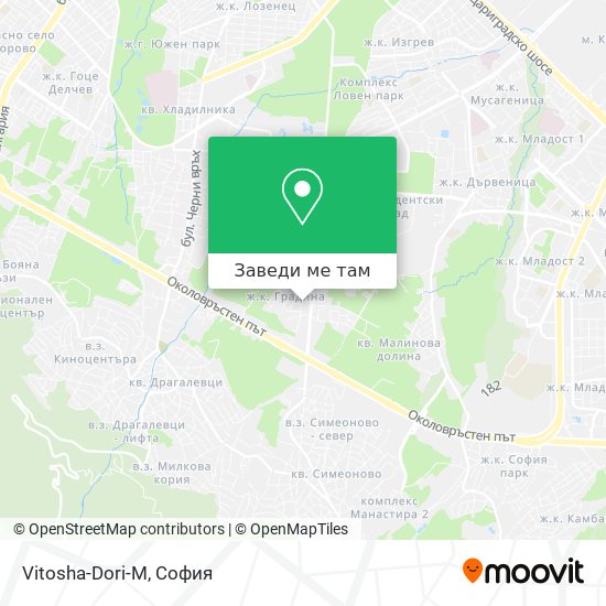 Vitosha-Dori-M карта