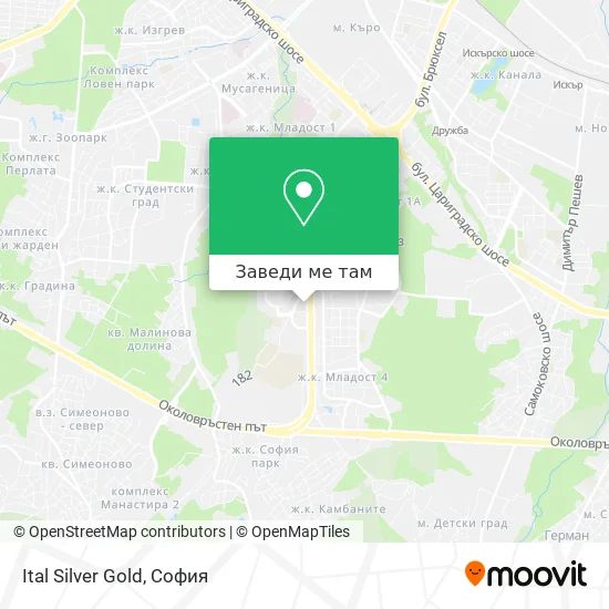 Ital Silver Gold карта