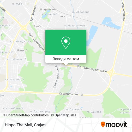 Hippo The Mall карта