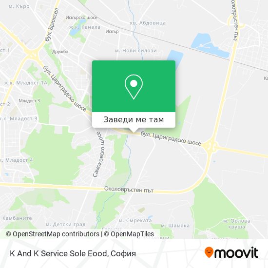K And K Service Sole Eood карта