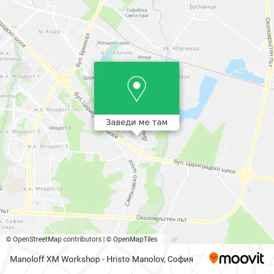 Manoloff XM Workshop - Hristo Manolov карта