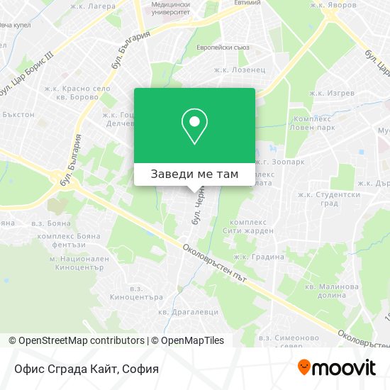 Офис Сграда Кайт карта