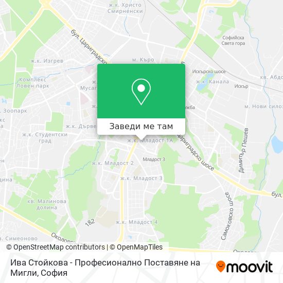 Ива Стойкова - Професионално Поставяне на Мигли карта