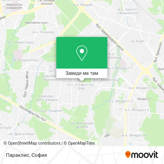 Параклис карта