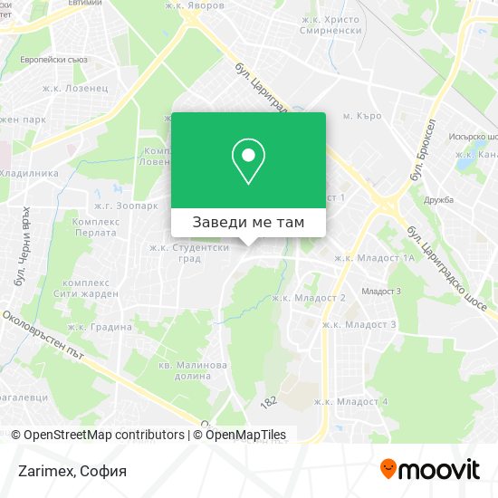 Zarimex карта