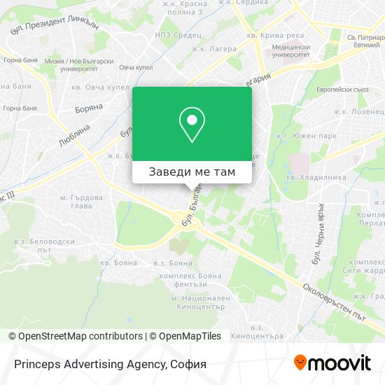 Princeps Advertising Agency карта