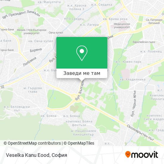 Veselka Kanu Eood карта
