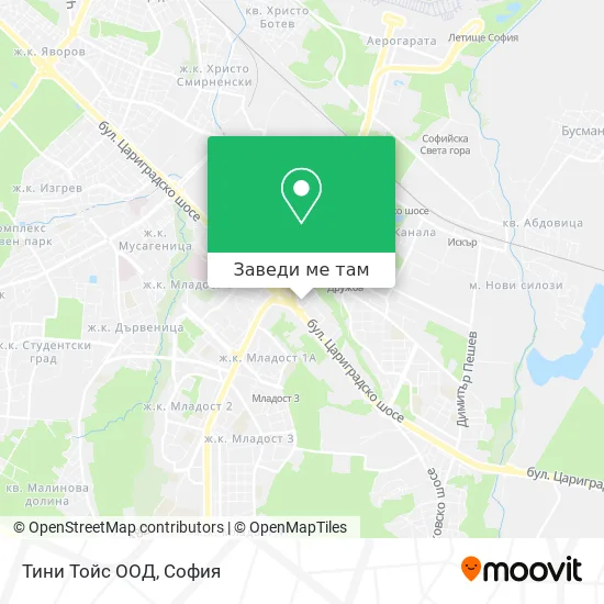 Тини Тойс ООД карта