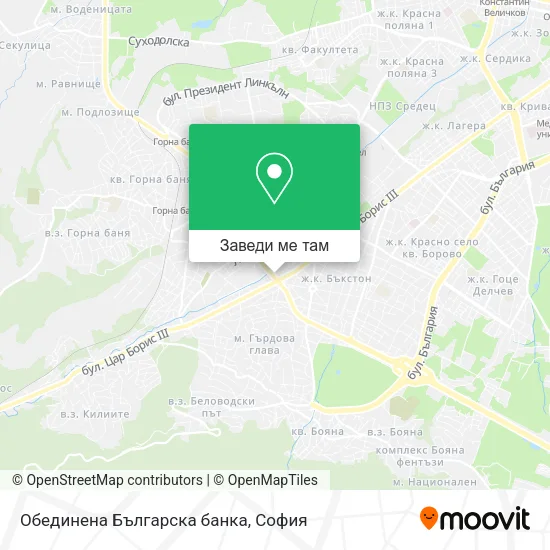 Обединена Българска банка карта