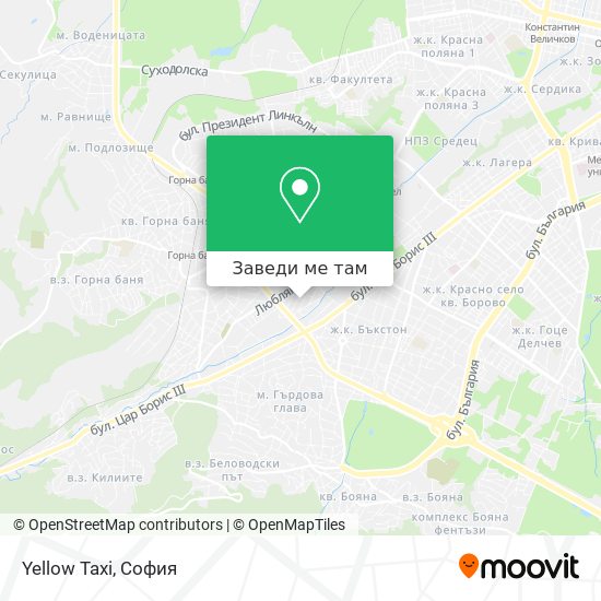 Yellow Taxi карта