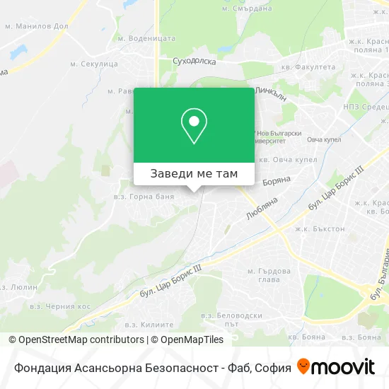 Фондация Асансьорна Безопасност - Фаб карта