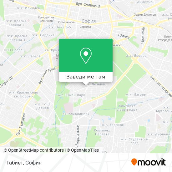 Табиет карта
