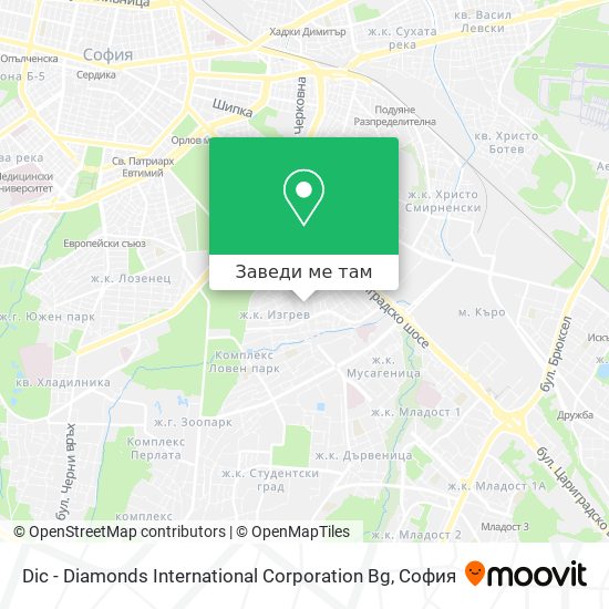 Dic - Diamonds International Corporation Bg карта
